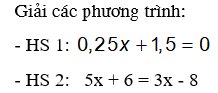 Giáo án Toán 8 Bài 3: Phương trình đưa được về dạng ax + b = 0 mới nhất