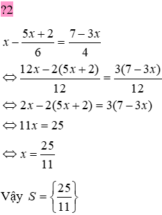 Giáo án Toán 8 Bài 3: Phương trình đưa được về dạng ax + b = 0 mới nhất