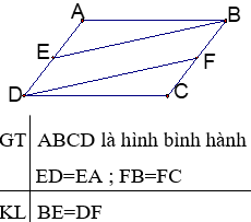 Giáo án Toán 8 Bài 7: Hình bình hành mới nhất