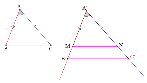 Giáo án Toán 8 Cánh diều Bài 7: Trường hợp đồng dạng thứ hai của tam giác