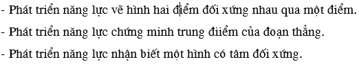 Giáo án Toán 8 Bài 8: Đối xứng tâm mới nhất