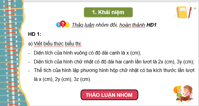 Giáo án điện tử Toán 8 Bài 1: Đơn thức nhiều biến. Đa thức nhiều biến | PPT Toán 8 Cánh diều