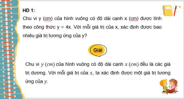 Giáo án điện tử Toán 8 Bài 1: Hàm số | PPT Toán 8 Cánh diều