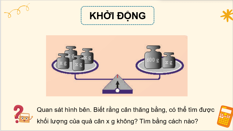 Giáo án điện tử Toán 8 Bài 1: Phương trình bậc nhất một ẩn | PPT Toán 8 Chân trời sáng tạo