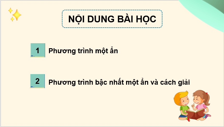 Giáo án điện tử Toán 8 Bài 1: Phương trình bậc nhất một ẩn | PPT Toán 8 Chân trời sáng tạo