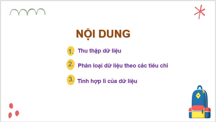 Giáo án điện tử Toán 8 Bài 1: Thu thập và phân loại dữ liệu | PPT Toán 8 Chân trời sáng tạo