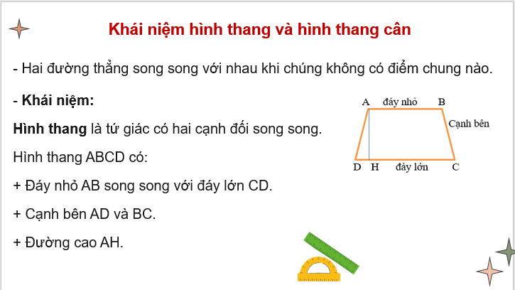 Giáo án điện tử Toán 8 Bài 11: Hình thang cân | PPT Toán 8 Kết nối tri thức