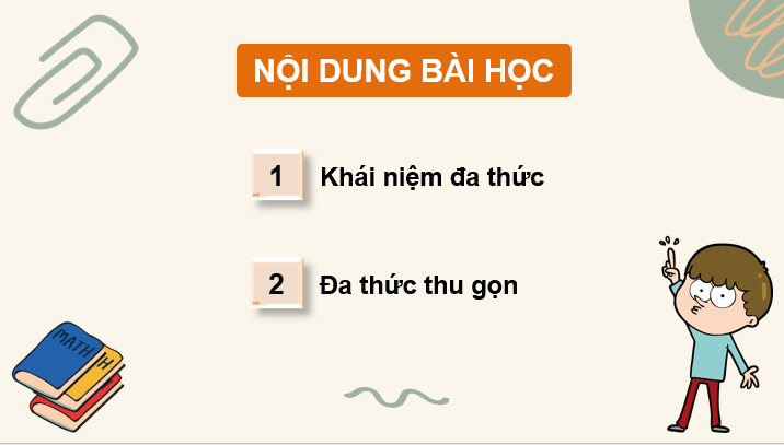 Giáo án điện tử Toán 8 Bài 2: Đa thức | PPT Toán 8 Kết nối tri thức