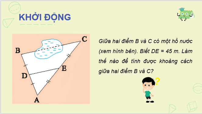 Giáo án điện tử Toán 8 Bài 2: Đường trung bình của tam giác | PPT Toán 8 Chân trời sáng tạo