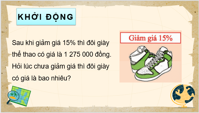 Giáo án điện tử Toán 8 Bài 2: Giải bài toán bằng cách lập phương trình bậc nhất | PPT Toán 8 Chân trời sáng tạo