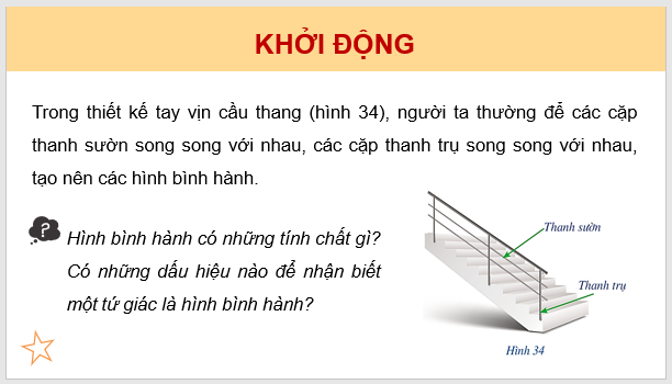 Giáo án điện tử Toán 8 Bài 4: Hình bình hành | PPT Toán 8 Cánh diều