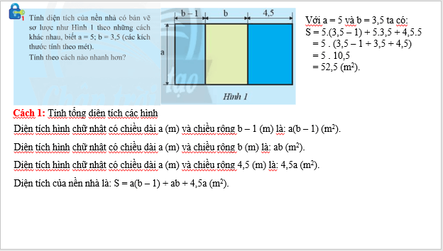 Giáo án điện tử Toán 8 Bài 4: Phân tích đa thức thành nhân tử | PPT Toán 8 Chân trời sáng tạo