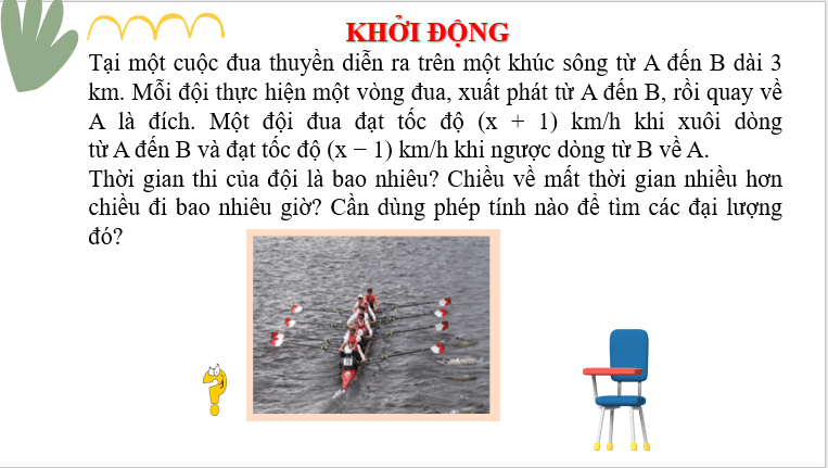 Giáo án điện tử Toán 8 Bài 6: Cộng, trừ phân thức | PPT Toán 8 Chân trời sáng tạo