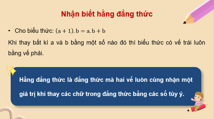 Giáo án điện tử Toán 8 Bài 6: Hiệu hai bình phương. Bình phương của một tổng hay một hiệu | PPT Toán 8 Kết nối tri thức