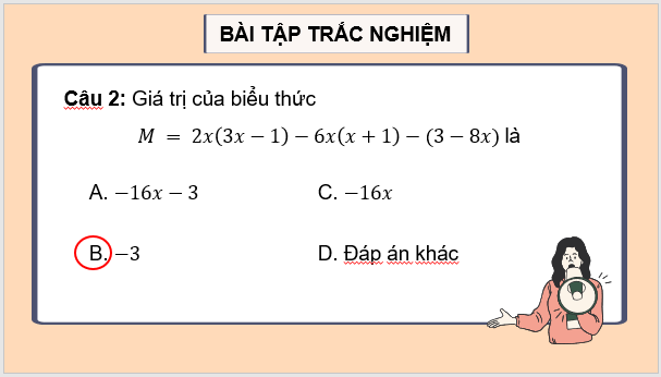 Giáo án điện tử Toán 8 Bài tập cuối chương 1 | PPT Toán 8 Cánh diều