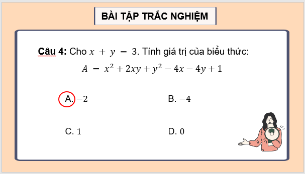 Giáo án điện tử Toán 8 Bài tập cuối chương 1 | PPT Toán 8 Cánh diều