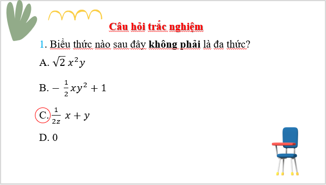 Giáo án điện tử Toán 8 Bài tập cuối chương 1 | PPT Toán 8 Chân trời sáng tạo