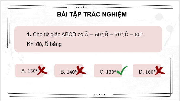 Giáo án điện tử Toán 8 Bài tập cuối chương 5 | PPT Toán 8 Cánh diều