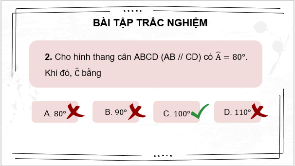 Giáo án điện tử Toán 8 Bài tập cuối chương 5 | PPT Toán 8 Cánh diều