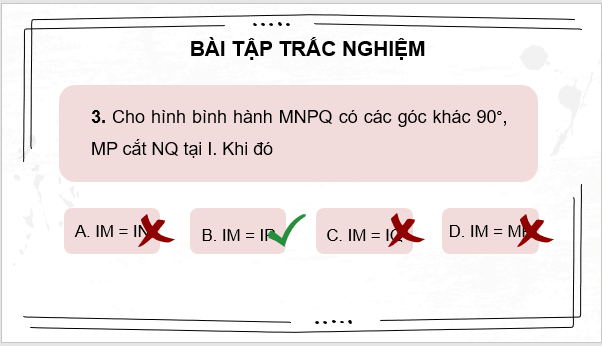 Giáo án điện tử Toán 8 Bài tập cuối chương 5 | PPT Toán 8 Cánh diều