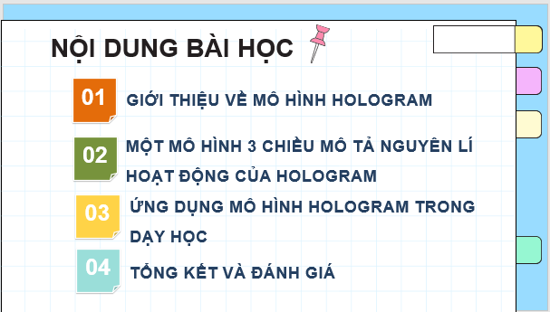 Giáo án điện tử Toán 8 Chủ đề 2: Thực hành tạo dựng Hologram | PPT Toán 8 Cánh diều