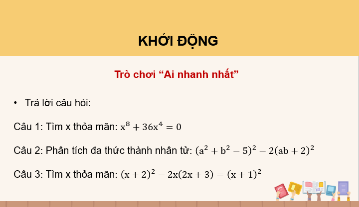 Giáo án điện tử Toán 8 Luyện tập chung (trang 45) | PPT Toán 8 Kết nối tri thức