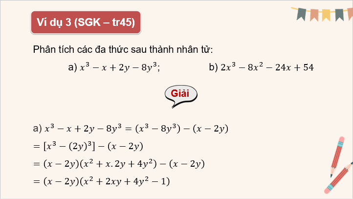 Giáo án điện tử Toán 8 Luyện tập chung (trang 45) | PPT Toán 8 Kết nối tri thức