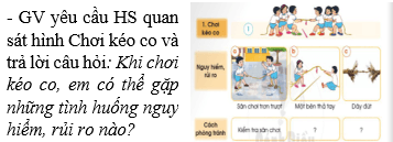 Giáo án Tự nhiên và xã hội lớp 2 Bài 7: An toàn khi ở trường | Cánh diều