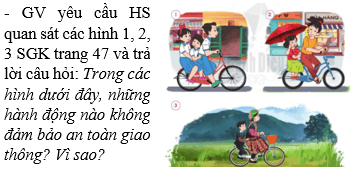 Giáo án Tự nhiên và xã hội lớp 2 Bài 9: An toàn khi đi trên phương tiện giao thông | Cánh diều