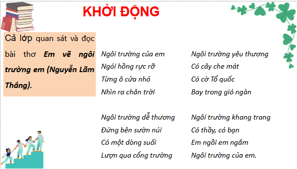 Giáo án điện tử TNXH lớp 3 Chân trời sáng tạo Bài 9: Ôn tập chủ đề trường học | PPT Tự nhiên và xã hội lớp 3