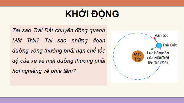 Giáo án điện tử Vật Lí 10 Kết nối tri thức Bài 32: Lực hướng tâm và gia tốc hướng tâm | PPT Vật Lí 10