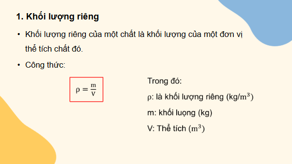 Giáo án điện tử Vật Lí 10 Kết nối tri thức Bài 34: Khối lượng riêng. Áp suất chất lỏng | PPT Vật Lí 10