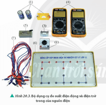 Giáo án Vật Lí 11 Chân trời sáng tạo Bài 20: Thực hành xác định suất điện động và điện trở trong của pin