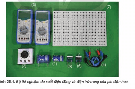 Giáo án Vật Lí 11 Kết nối tri thức Bài 26: Thực hành: Đo suất điện động và điện trở trong của pin điện hoá