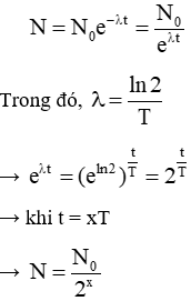 Giáo án Vật Lí 12 Bài 37: Phóng xạ mới nhất