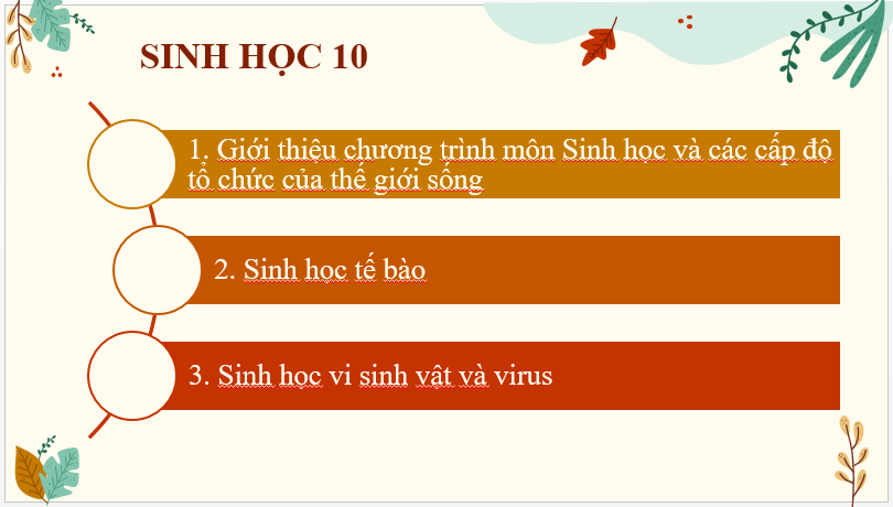 Giáo án điện tử Sinh 10 Cánh diều | Bài giảng POWERPOINT (PPT) Sinh học 10