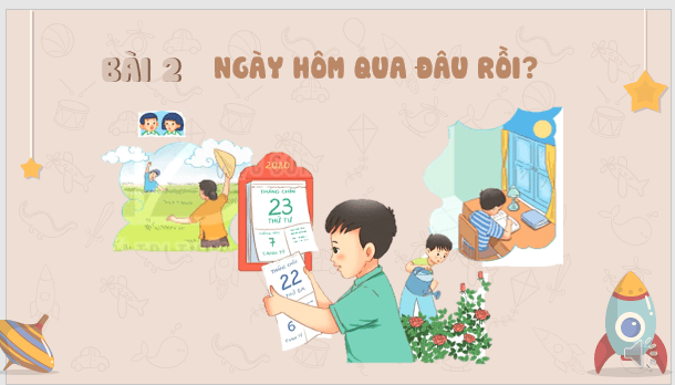 Giáo án điện tử Ngày hôm qua đâu rồi lớp 2 | PPT Tiếng Việt lớp 2 Kết nối tri thức