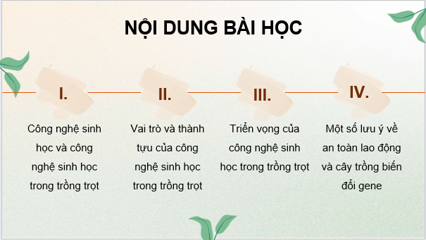 Giáo án điện tử Chuyên đề Công nghệ 10 Kết nối tri thức (hay nhất) | Bài giảng powerpoint (PPT) Chuyên đề Công nghệ 10