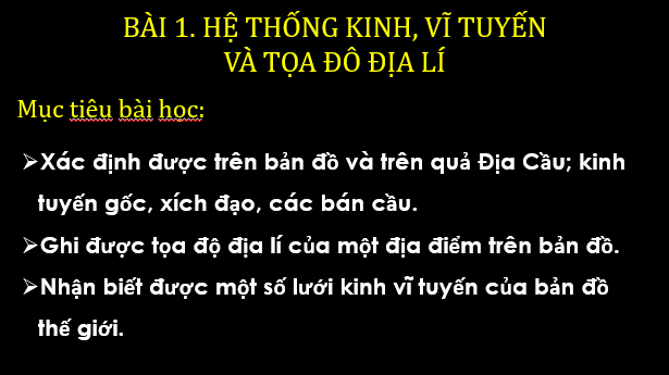 Giáo án điện tử Địa Lí 6 Chân trời sáng tạo (hay nhất) | Bài giảng powerpoint (PPT) Địa 6