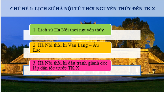 Giáo án điện tử Giáo dục địa phương 6 Hà Nội (hay nhất)