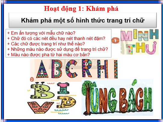 Giáo án điện tử Mĩ thuật lớp 3 Chân trời sáng tạo (hay nhất) | Bài giảng powerpoint (PPT) Mĩ thuật 3