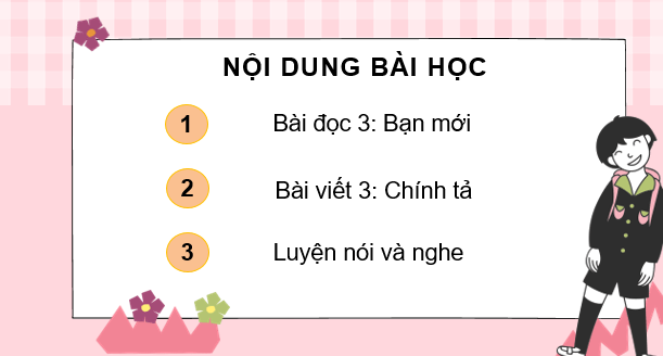 Giáo án điện tử Bạn mới lớp 3 | PPT Tiếng Việt lớp 3 Cánh diều