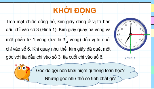 Giáo án điện tử Toán 11 Cánh diều Bài 1: Góc lượng giác. Giá trị lượng giác của góc lượng giác | PPT Toán 11