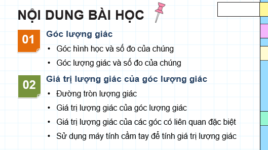 Giáo án điện tử Toán 11 Cánh diều Bài 1: Góc lượng giác. Giá trị lượng giác của góc lượng giác | PPT Toán 11