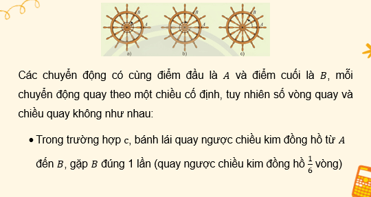 Giáo án điện tử Toán 11 Chân trời Bài 1: Góc lượng giác | PPT Toán 11 Chân trời sáng tạo