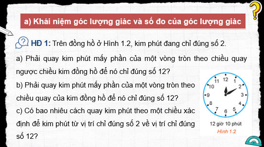 Giáo án điện tử Toán 11 Kết nối Bài 1: Giá trị lượng giác của góc lượng giác | PPT Toán 11 Kết nối tri thức