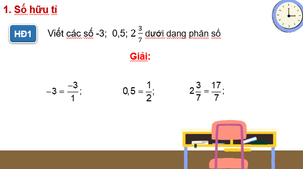 Giáo án điện tử Toán 7 Cánh diều Bài 1: Tập hợp Q các số hữu tỉ | PPT Toán 7