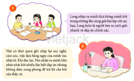 Em hãy quan sát hình ảnh, đọc các thông tin và cho biết các bạn Long