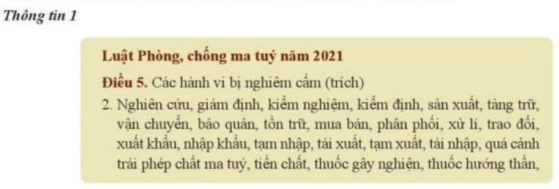 Em hãy đọc các thông tin, trường hợp dưới đây và trả lời câu hỏi: Trường hợp 1