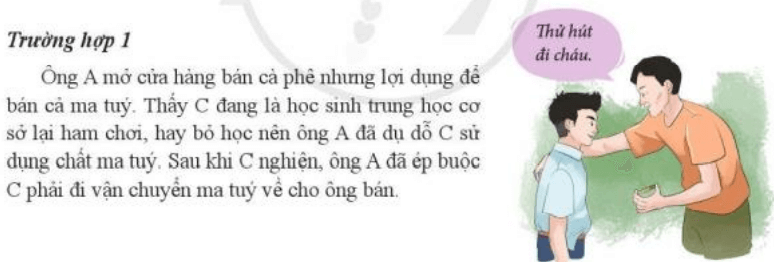 Em hãy đọc các thông tin, trường hợp dưới đây và trả lời câu hỏi: Trường hợp 1